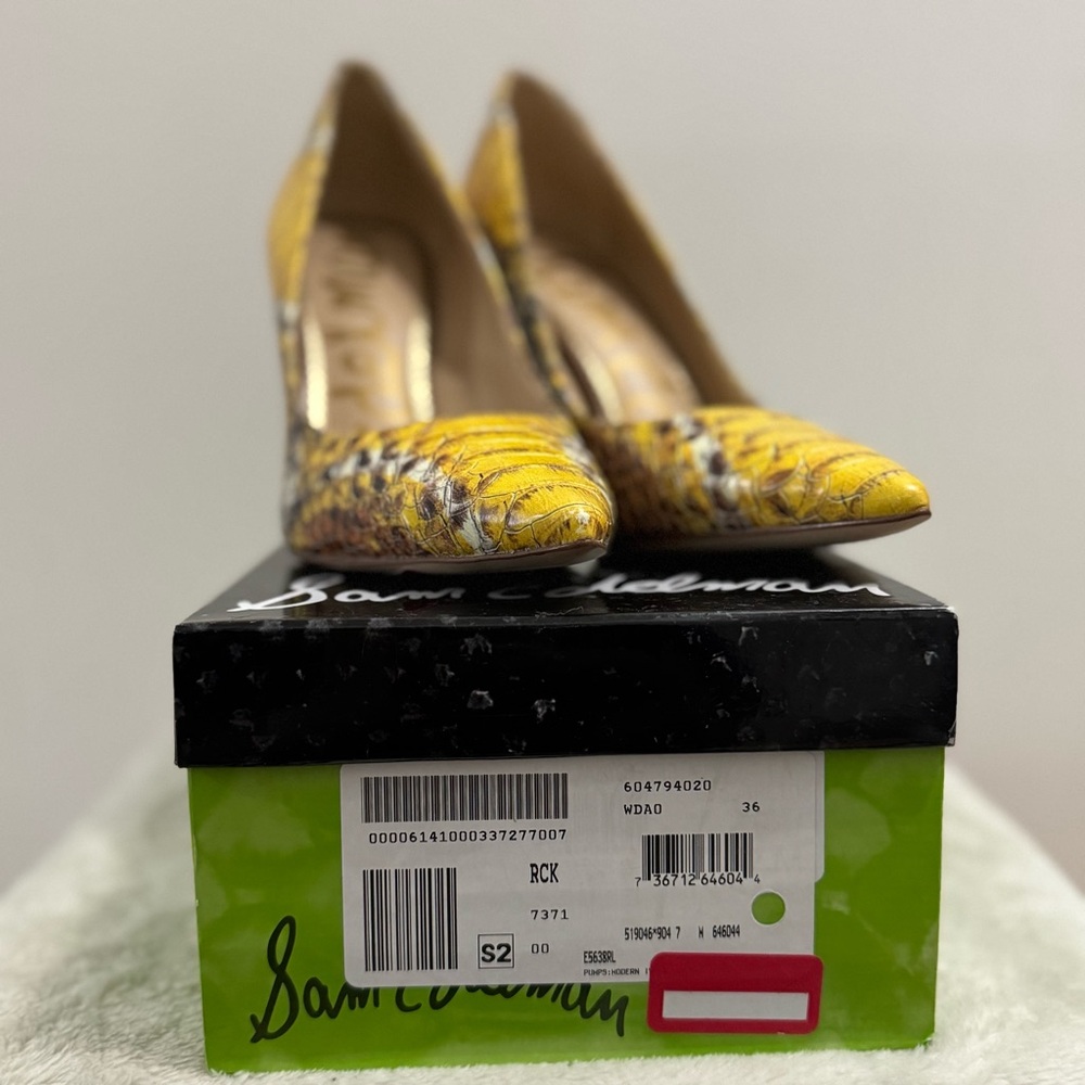Sam Edelman Yellow Women's Shoes